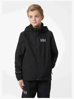 Regntøj|HellyHansen Helly Hansen JR Juell Regnjakke, Black
