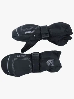 Tilbehør|Hestra Baby Zip Long Vanter, Sort