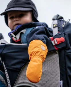 Børn Hestra Tilbehør|Vintertøj-Czone Contact Handsker, Orange