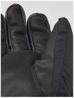 Børn Hestra Tilbehør|Vintertøj-Sarri Zip JR Handsker, Sort/Grafit