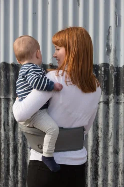 Bæreseler, Strækvikler & Bærestole|Hippychick Hoftesæde, Denim Blue Blå