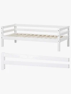 Børnesenge & Tilbehør|Hoppekids Basic Juniorseng m. Sengehest 70x160cm, Hvid