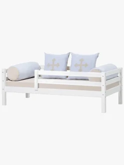 Børnesenge & Tilbehør|Hoppekids Basic Juniorseng m. Sengehest 70x160cm, Hvid