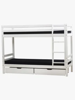 Børnesenge & Tilbehør|Hoppekids Basic Køjeseng 90x200, Hvid