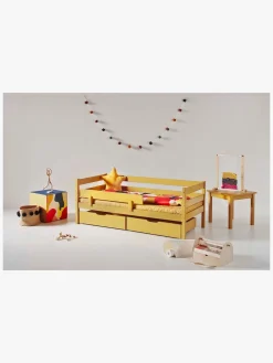Børnesenge & Tilbehør|Hoppekids ECO Comfort Enkeltseng 70x160, Yellow