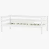 Børn Hoppekids Børnesenge & Tilbehør-ECO Comfort Enkeltseng med Sengehest 70x160, Hvid