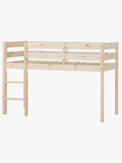 Børnesenge & Tilbehør|Hoppekids ECO Comfort  Halvhøj Højseng 70x160, Træ Beige