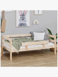 Børnesenge & Tilbehør|Hoppekids ECO Comfort Juniorseng med Sengehest 70x160, Træ