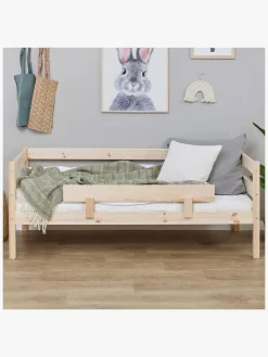 Børnesenge & Tilbehør|Hoppekids ECO Comfort Juniorseng med Sengehest 70x160, Træ