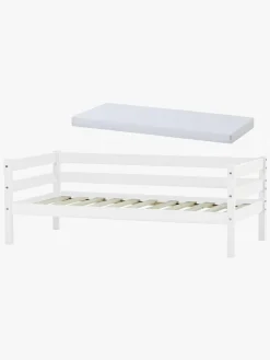 Børnesenge & Tilbehør|Hoppekids ECO Comfort Juniorseng med Skummadras 70x160, Hvid