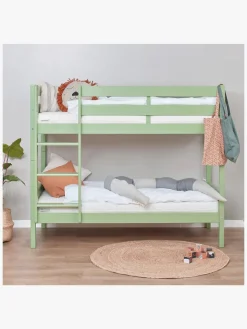 Børnesenge & Tilbehør|Hoppekids ECO Comfort Køjeseng 70x160, Lysegrøn Grøn