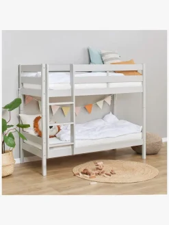 Børnesenge & Tilbehør|Hoppekids ECO Comfort Køjeseng 70x160, Duegrå Grå