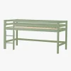 Børnesenge & Tilbehør|Hoppekids ECO Dream Halvhøj Seng 90x200, Pale Green