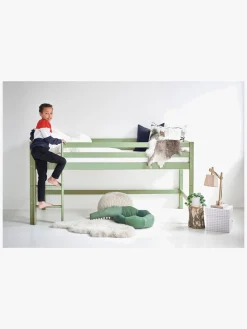 Børnesenge & Tilbehør|Hoppekids ECO Dream Halvhøj Seng 90x200, Pale Green
