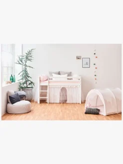 Børnesenge & Tilbehør|Hoppekids ECO Dream Halvhøj Seng 70x160, Hvid