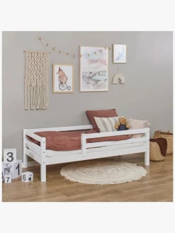 Børnesenge & Tilbehør|Hoppekids ECO Dream Juniorseng med Sengehest 70x160, Hvid