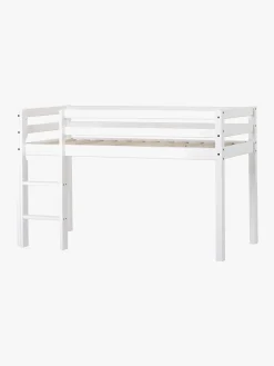 Børn Hoppekids Børnesenge & Tilbehør-Halvhøj Seng med Skummadras 70x160, Hvid