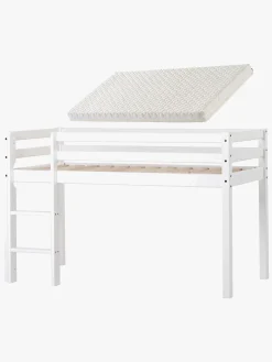 Børn Hoppekids Børnesenge & Tilbehør-Halvhøj Seng med ECO Dream Madras 70x160, Hvid