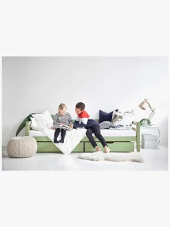 Børnesenge & Tilbehør|Hoppekids Juniorseng ECO Dream 90x200 cm, Pale Green Grøn