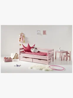 Børn Hoppekids Børnesenge & Tilbehør-Juniorseng ECO Comfort 70x160, Pale Rose