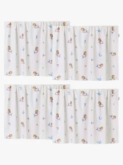 Børnesenge & Tilbehør|Hoppekids Mermaid Sengegardin Hvid/Flerfarvet