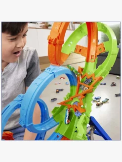 Legetøjsbiler & -Fartøjer|HotWheels Hot Wheels Action 4-Loop Crash Out Racerbane