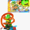 Legetøjsbiler & -Fartøjer|HotWheels Hot Wheels City T-Rex Brandstation Racerbane