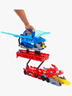 HotWheels Legetøjsbiler & -Fartøjer-Hot Wheels City Ultimate Dual Dragon Hauler Lastbil