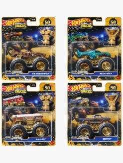HotWheels Legetøjsbiler & -Fartøjer-Hot Wheels Monstertrucks Bigfoot Trophy Champions Bil Blandet Udvalg