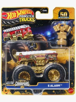 HotWheels Legetøjsbiler & -Fartøjer-Hot Wheels Monstertrucks Bigfoot Trophy Champions Bil Blandet Udvalg
