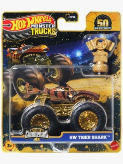 HotWheels Legetøjsbiler & -Fartøjer-Hot Wheels Monstertrucks Bigfoot Trophy Champions Bil Blandet Udvalg