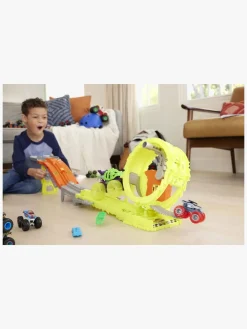 Legetøjsbiler & -Fartøjer|HotWheels Hot Wheels Power Smashers Race & Chase Legesæt