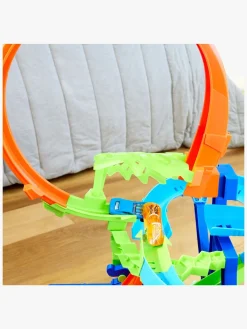 Legetøjsbiler & -Fartøjer|HotWheels Hot Wheels Stunt Tracks Big Air Crash Racerbane