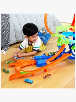 Legetøjsbiler & -Fartøjer|HotWheels Hot Wheels Stunt Tracks Big Air Crash Racerbane