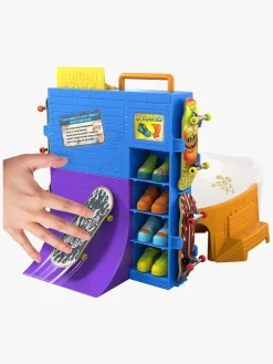 Legetøjsfigurer|HotWheels Hot Wheels Tony Hawk Fingerskateboard inkl Skateboardrampe