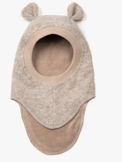 Tilbehør|Uldtøj|Huttelihut Elefanthue i Uld, Camel Melange