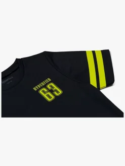 Sportstøj|Hyperfied Back Logo T-Shirt, Anthracite Sort