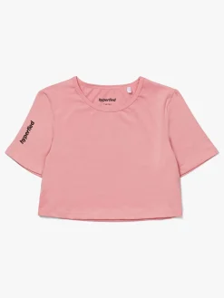 Hyperfied Sportstøj-Crop Logo Top, Blush