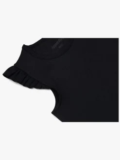 Sportstøj|Hyperfied Frill Tank Top, Anthracite Sort