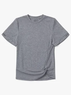 Sportstøj|Hyperfied Jersey Knot Logo Top, Grey Melange Grå