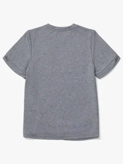 Sportstøj|Hyperfied Jersey Knot Logo Top, Grey Melange Grå