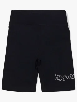 Sportstøj|Hyperfied Jersey Logo Biker Shorts, Anthracite Grå/Sort