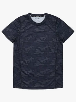 Hyperfied Sportstøj-Logo T-Shirt, Grey Camo