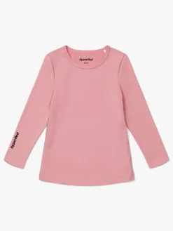 Sportstøj|Hyperfied Long Sleeve Logo Top, Blush Lyserød