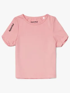 Sportstøj|Hyperfied Short Sleeve Logo Top, Blush Lyserød