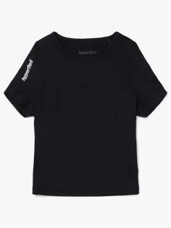 Hyperfied Sportstøj-Short Sleeve Logo Top, Anthracite