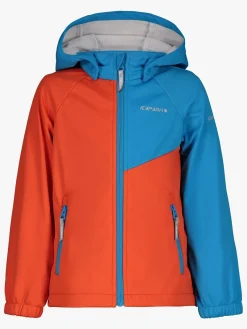 Børn Icepeak Overtøj-Jenett Softshelljakke, Koralrød