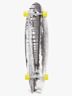 Skating|Impulse Longboard, Grå/Gul