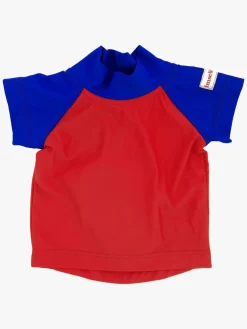 Børn ImseVimse Uv & Strand-Badetrøje, Red/Blue