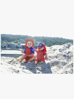 Børn ImseVimse Uv & Strand-Badetrøje, Red/Blue